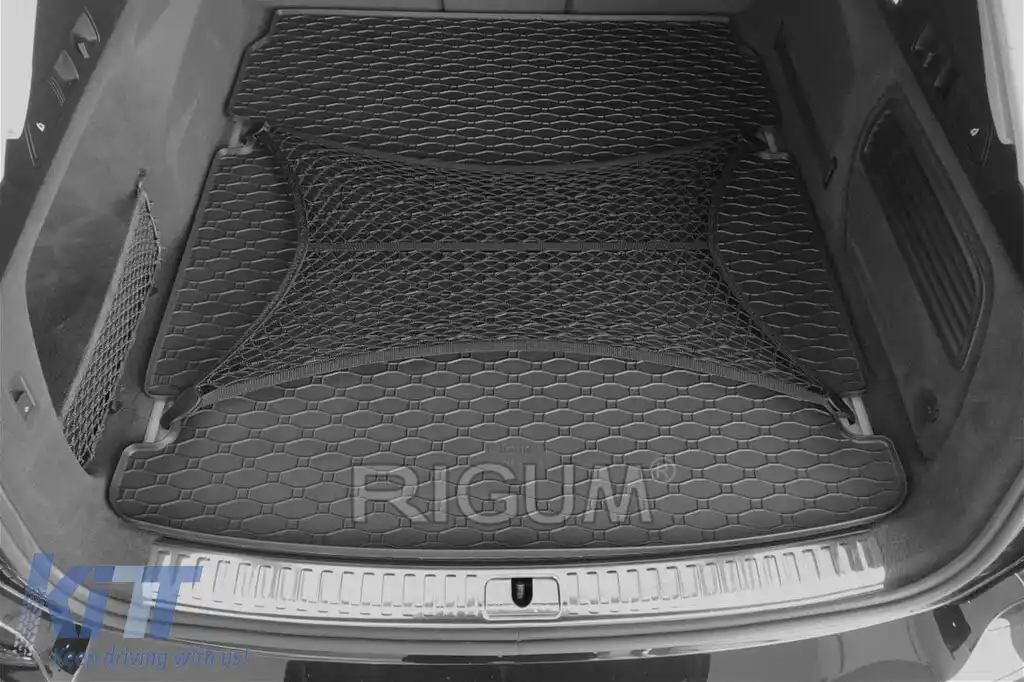 Covor de cauciuc pentru portbagaj, potrivit pentru Audi A6 Avant, A7 Sportback după 2018, negru-image-6224532