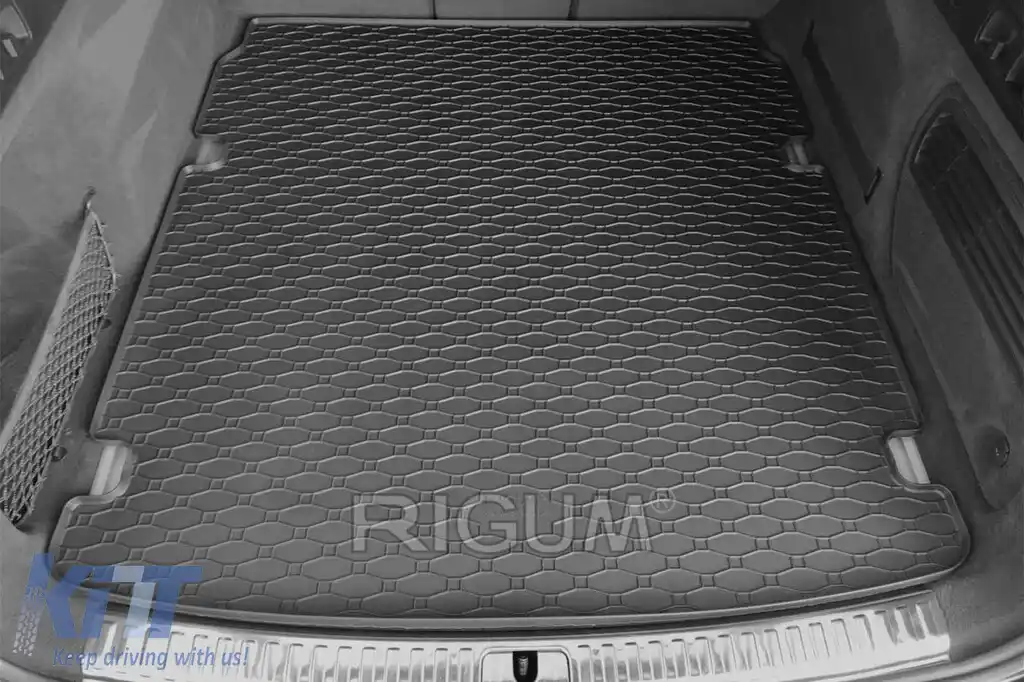 Covor de cauciuc pentru portbagaj, potrivit pentru Audi A6 Avant, A7 Sportback după 2018, negru-image-6224533