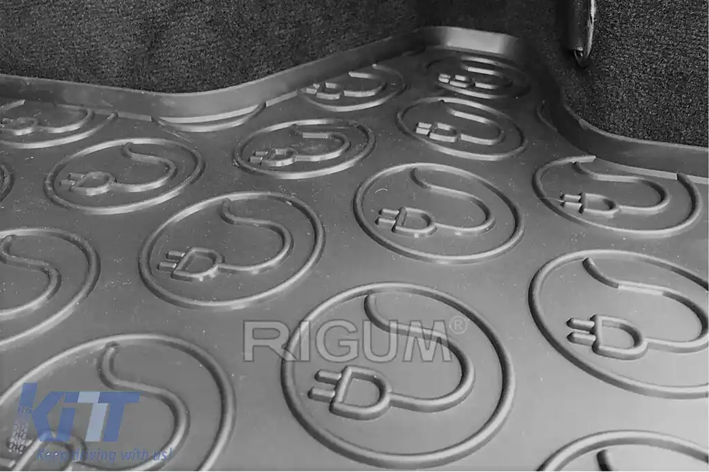 Covor de cauciuc pentru portbagaj, potrivit pentru Mercedes EQC N293 după 2019, negru-image-6225239