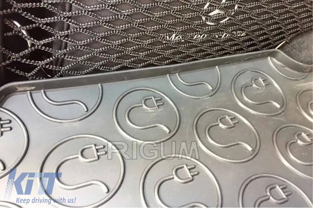 Covor de cauciuc pentru portbagaj, potrivit pentru Mercedes EQC N293 după 2019, negru-image-6225240