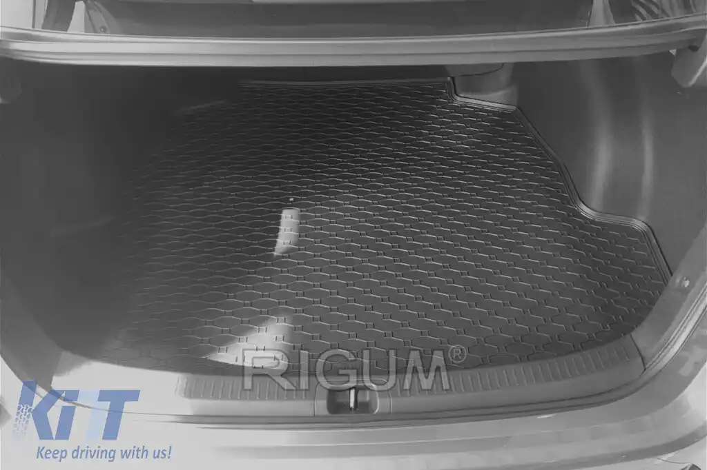 Covor de cauciuc pentru portbagaj, potrivit pentru Toyota Corolla sedan după 2019, negru-image-6225744
