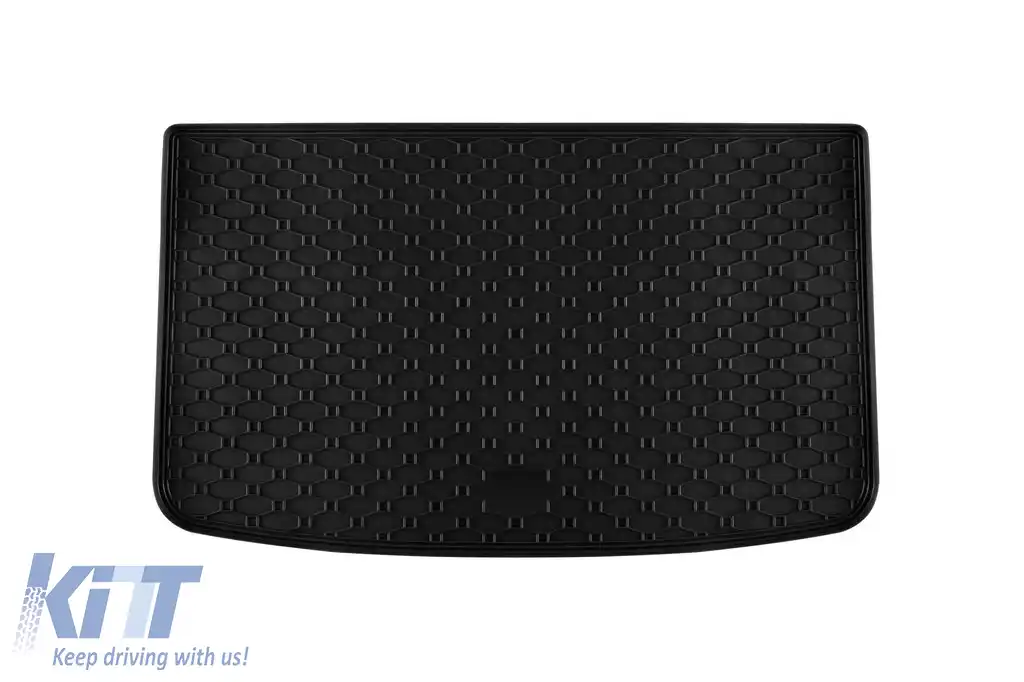 Covor de cauciuc pentru portbagaj, potrivit pentru Fiat 500L după 2012, 1 bucată, negru