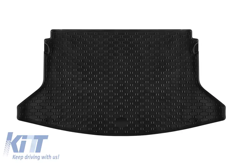 Covor de cauciuc pentru portbagaj, potrivit pentru Hyundai i30 Hatchback după 2017, 1 bucată, negru