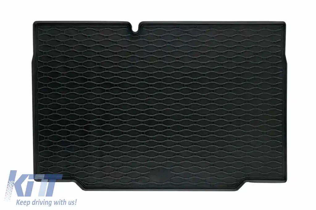 Covor de cauciuc pentru portbagaj, potrivit pentru Renault Clio după 2019, negru