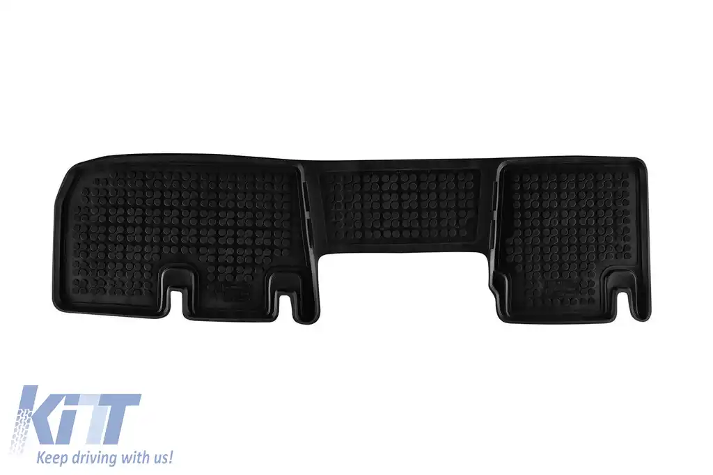 Covor de cauciuc specific, potrivit pentru Fiat Talento, Nissan NV300 după 2016, Renault Trafic, cu excepția versiunii SpaceClass, Opel Vivaro 2014-2018, pentru scaunele din a doua rangă, set dintr-o 