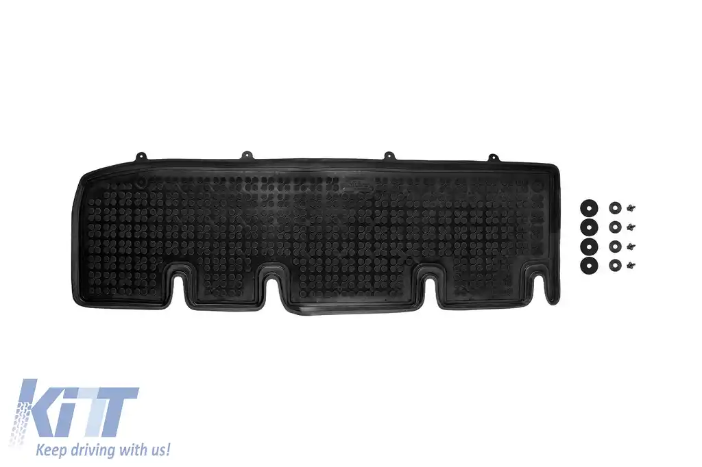 Covor de cauciuc specific, potrivit pentru Fiat Talento, Nissan NV300 după 2016, Renault Trafic, Opel Vivaro 2014-2018, pentru a doua rând, pentru modele fără conducte de aer, set dintr-o bucată, culo