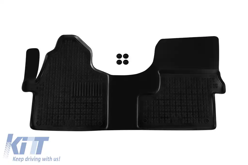 image-27-Covor de cauciuc specific, potrivit pentru Mercedes Sprinter 2006-2020, VW Crafter 2006-2016, set din 1 bucată, culoare neagră