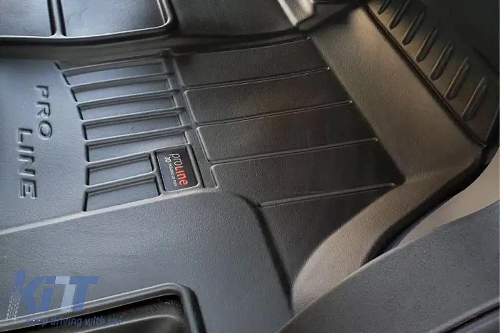 Covor de cauciuc specific, potrivit pentru Citroen Jumper, Fiat Ducato, Peugeot Boxer 2006-2014, după 2014, set dintr-o bucată, culoare neagră, cu garanție de 24 de luni-image-6221635