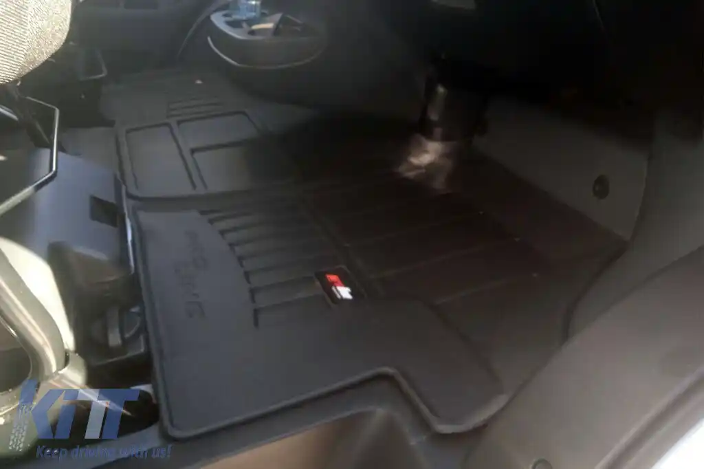 Covor de cauciuc specific, potrivit pentru Citroen Jumper, Fiat Ducato, Peugeot Boxer 2006-2014, după 2014, set dintr-o bucată, culoare neagră, cu garanție de 24 de luni-image-6221643