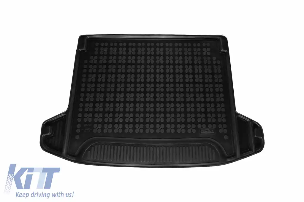 Covor de portbagaj din cauciuc de la Rezaw-Plast, potrivit pentru KIA Sportage V după 2021, cu podeaua portbagajului în poziția superioară, potrivit pentru toate versiunile Hybrid și Plug-In Hybrid, f-image-6217675