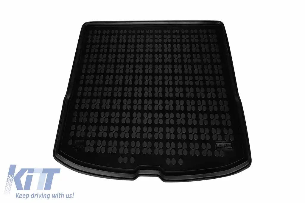 Covor de portbagaj din cauciuc de la Rezaw-Plast potrivit pentru Kia Niro Hybrid HEV după 2022, cu podeaua portbagajului în poziția superioară, cu roată de rezervă compactă, cu unelte, versiunea elect-image-6217686