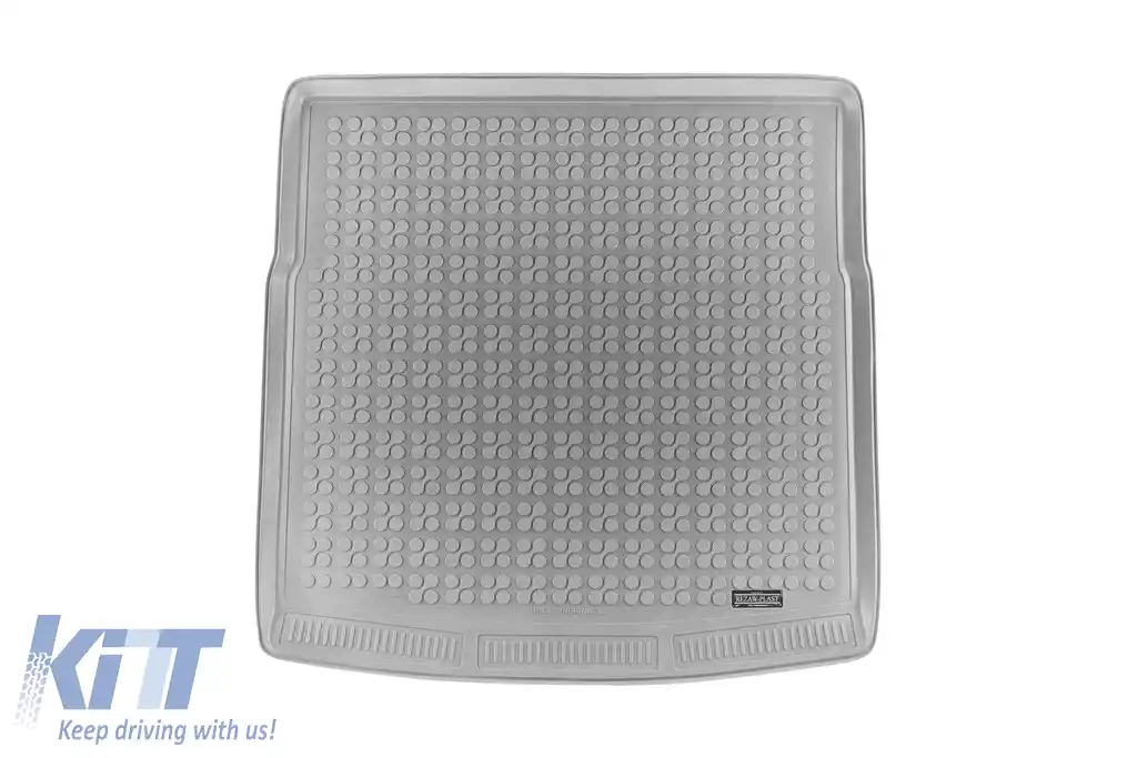 Covor de portbagaj din cauciuc de la Rezaw-Plast potrivit pentru Opel Insignia A hatchback, wagon 2008-2017 cu sistem audio Infiniti, gri