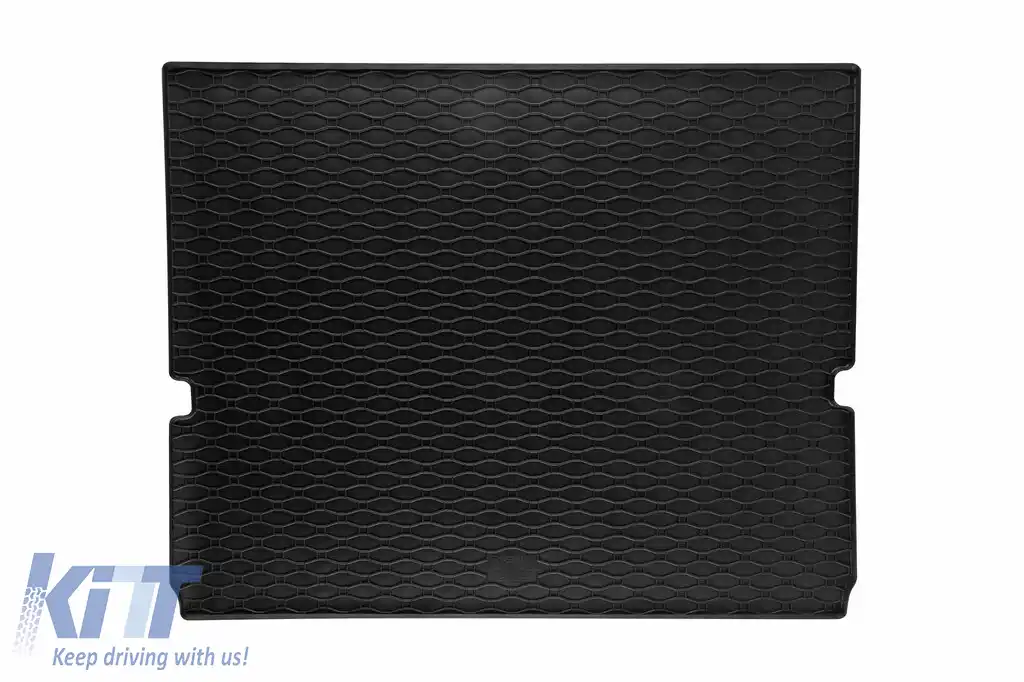 Covor de portbagaj din cauciuc de la Rigum potrivit pentru Ford Galaxy 7 locuri 2006-2015 cu rândul 3 de scaune pliat, Ford S-Max 7 locuri 2006-2015 cu rândul 3 de scaune pliat