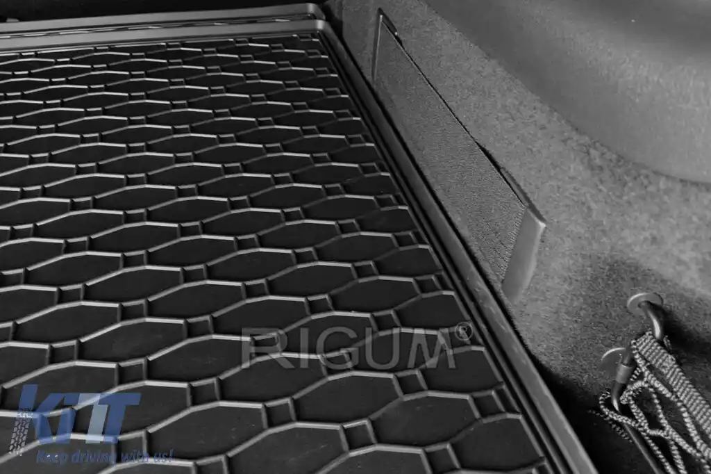 Covor de portbagaj din cauciuc de la Rigum potrivit pentru Mercedes EQB X243 după 2022, GLB X247 după 2019-image-6225308