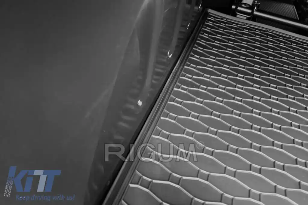Covor de portbagaj din cauciuc de la Rigum potrivit pentru Fiat Talento după 2016, Opel Vivaro după 2014, Renault Trafic 2014-2021, Renault Trafic după 2021 potrivit pentru modele cu 8 sau 9 locuri, v-image-6225525