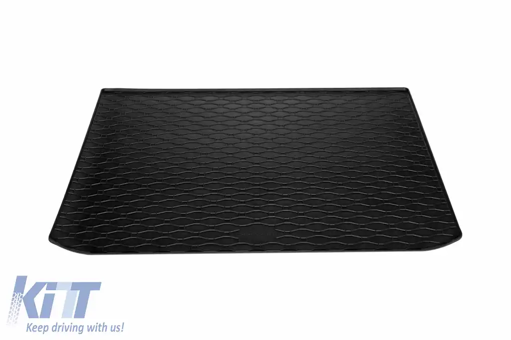 Covor de portbagaj din cauciuc de la Rigum potrivit pentru Audi Q4 E-Tron Sportback după 2021, Volkswagen ID.4 după 2021, ID.5 după 2022 cu podeaua portbagajului în poziția superioară sau inferioară-image-6225807