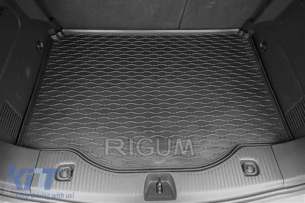 Covor de portbagaj din cauciuc de la Rigum potrivit pentru Opel Mokka 2012-2019, Chevrolet Trax 2013-2020, negru-image-6243530