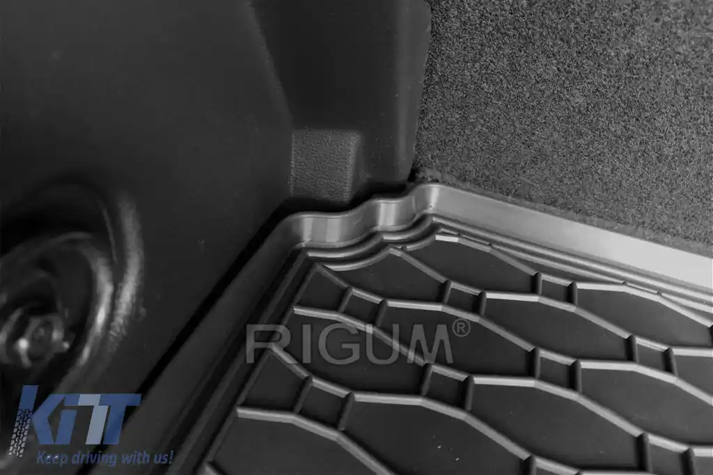 Covor de portbagaj din cauciuc de la Rigum potrivit pentru Opel Mokka 2012-2019, Chevrolet Trax 2013-2020, negru-image-6243531