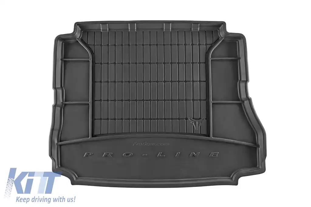 Covor de portbagaj din cauciuc Frogum ProLine potrivit pentru Renault Grand Scenic 2009-2016 7 locuri cu rândul 3 de scaune pliat