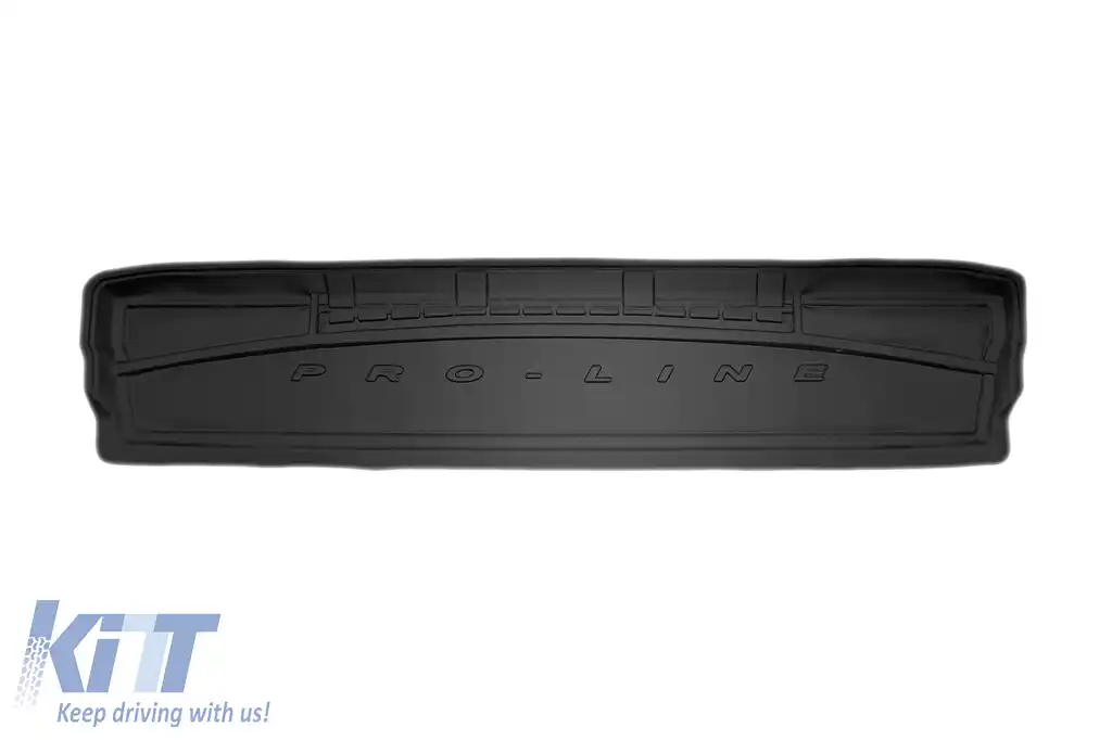Covor de portbagaj din cauciuc Frogum ProLine potrivit pentru Citroën C4 Grand Picasso 2006-2013 7 locuri cu rândul 3 de scaune în poziție verticală