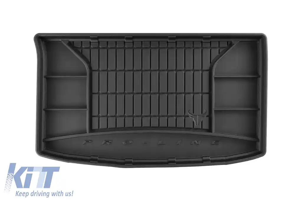 Covor de portbagaj din cauciuc Frogum ProLine potrivit pentru Hyundai i20 hatchback 2008-2014 cu roată de rezervă standard