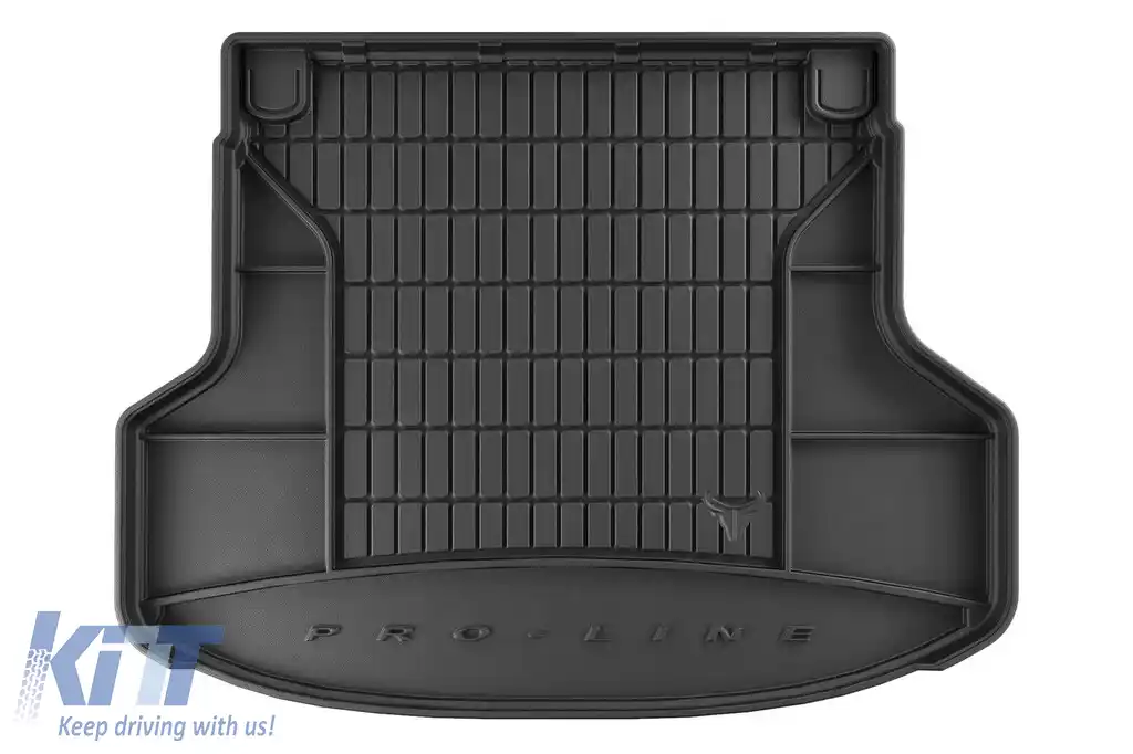 Covor de portbagaj din cauciuc Frogum ProLine potrivit pentru Kia Ceed wagon după 2018, cu buzunare laterale, fără subwoofer