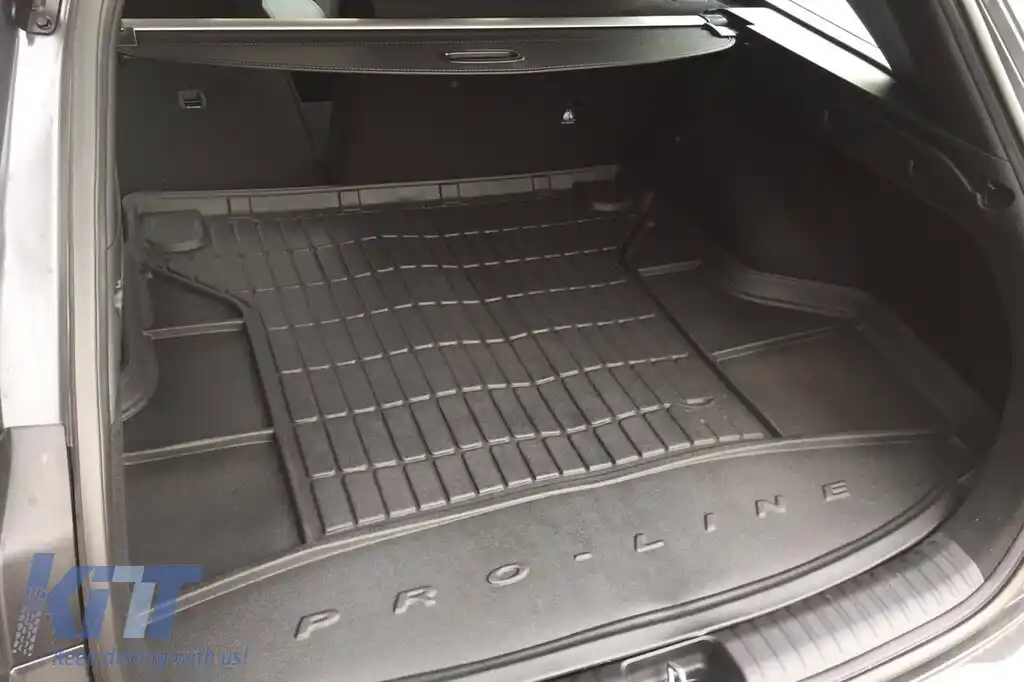Covor de portbagaj din cauciuc Frogum ProLine potrivit pentru Kia Ceed wagon după 2018, cu buzunare laterale, fără subwoofer-image-6234243