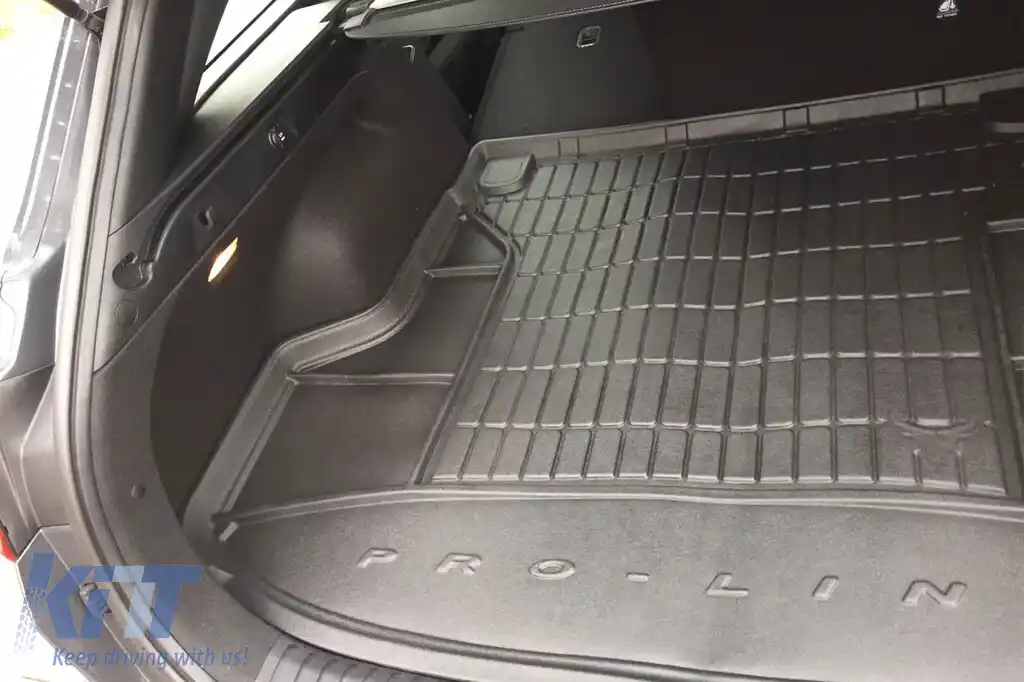 Covor de portbagaj din cauciuc Frogum ProLine potrivit pentru Kia Ceed wagon după 2018, cu buzunare laterale, fără subwoofer-image-6234245