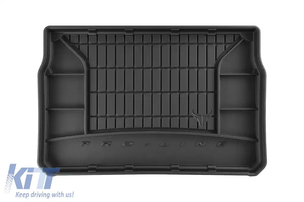 Covor de portbagaj din cauciuc Frogum ProLine potrivit pentru Peugeot 208 2012-2019 5 uși