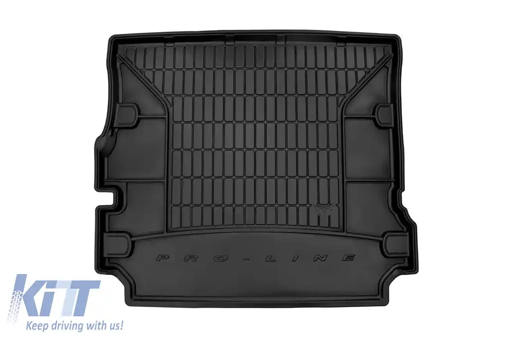 Covor de portbagaj din cauciuc Frogum ProLine potrivit pentru Land Rover Discovery 2004-2017 7 locuri cu rândul 3 de scaune pliat