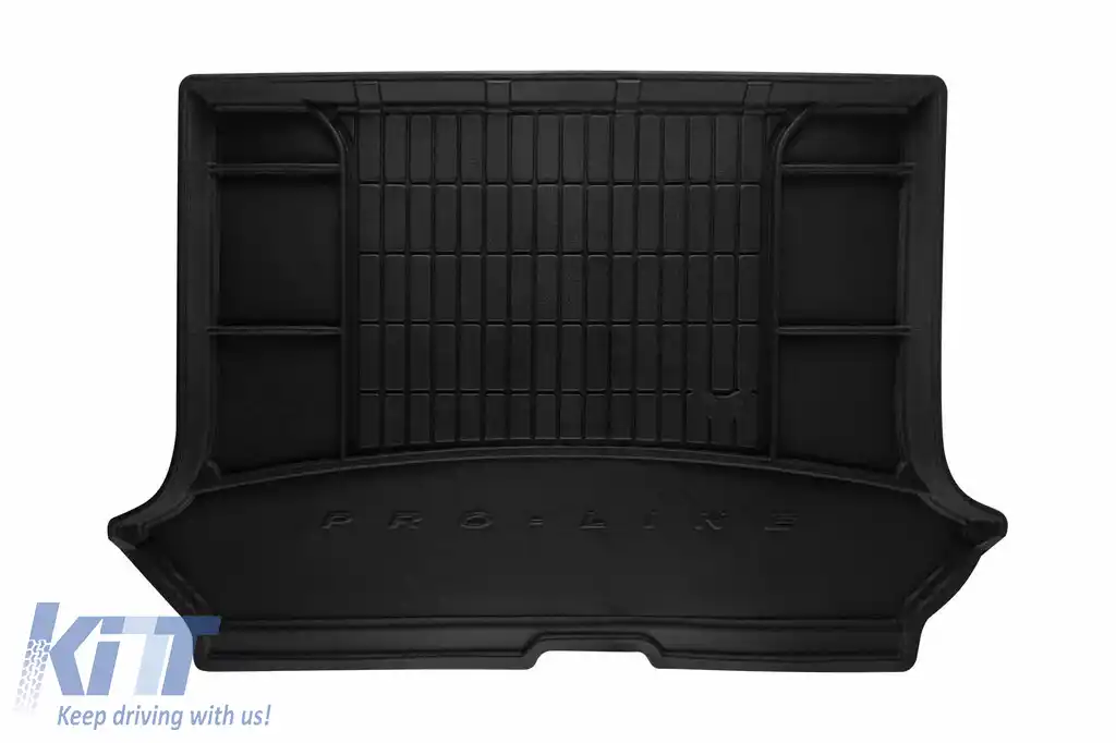 Covor de portbagaj din cauciuc Frogum ProLine potrivit pentru Fiat Doblo 5 locuri 2000-2010