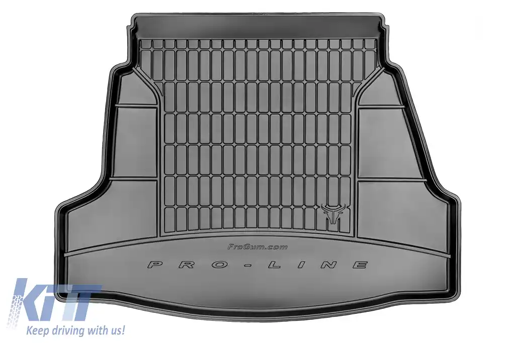 Covor de portbagaj din cauciuc Frogum ProLine potrivit pentru Hyundai i40 sedan 2011-2019 cu buzunare laterale