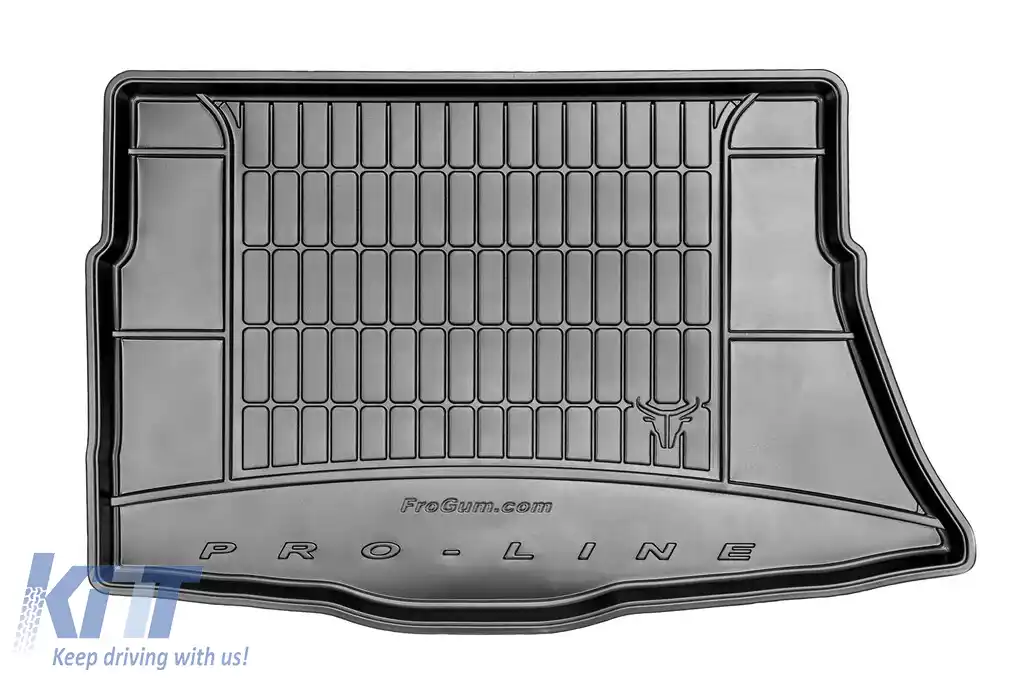 Covor de portbagaj din cauciuc Frogum ProLine potrivit pentru Kia Ceed hatchback 2012-2018 fără buzunare laterale