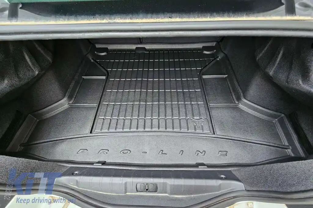 Covor de portbagaj din cauciuc Frogum ProLine potrivit pentru Peugeot 508 sedan 2010-2018 cu roată de rezervă standard-image-6235203