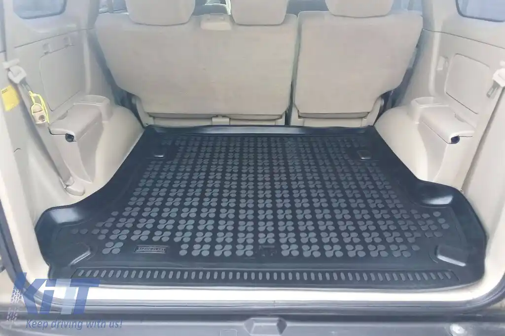 Covor de portbagaj din cauciuc potrivit pentru Toyota Land Cruiser J120 2002-2009 cu 5 uși-image-6218700