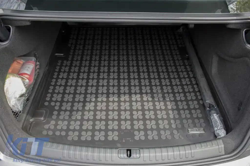 Covor de portbagaj din cauciuc potrivit pentru Audi A6 C8 sedan după 2018-image-6219318