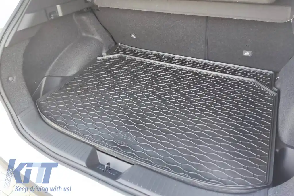 Covor de portbagaj din cauciuc potrivit pentru Nissan Qashqai după 2022, negru-image-6225385
