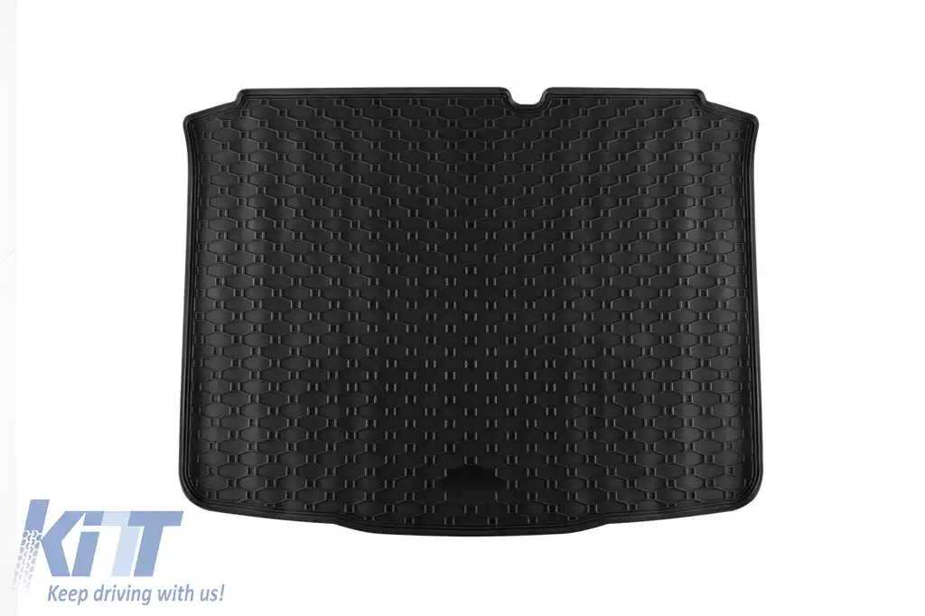 Covor de portbagaj din cauciuc potrivit pentru Citroën C4 2004-2010, 1 bucată, negru