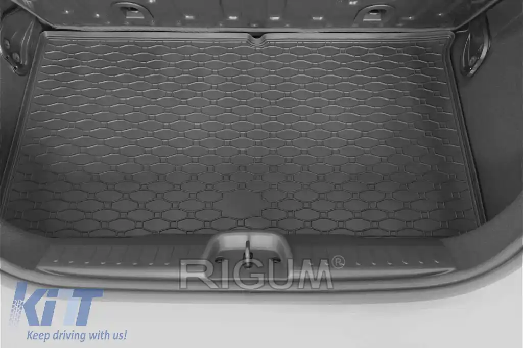 Covor de portbagaj din cauciuc potrivit pentru Fiat 500e după 2021-image-6243247