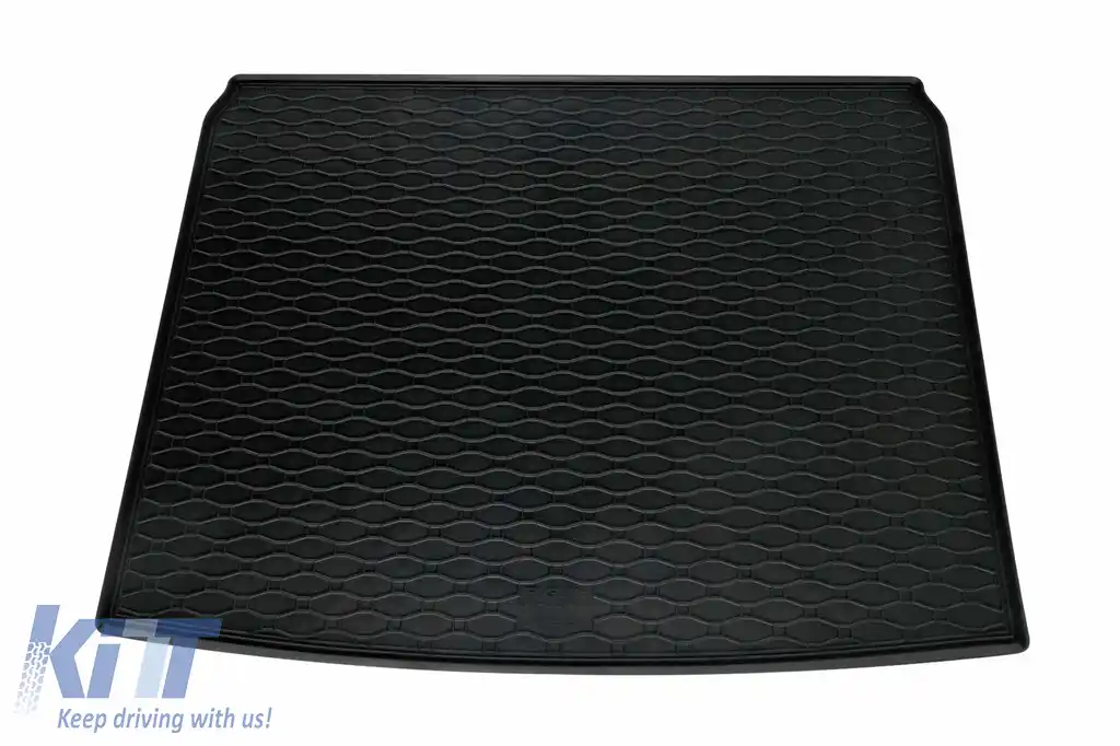 Covor de portbagaj din cauciuc potrivit pentru Hyundai Kona, Kona HEV după 2023, negru-image-6243364