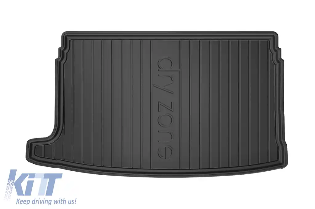 Covor de portbagaj Frogum Dry Zone potrivit pentru Volkswagen Polo hatchback 2001-2009 cu podeaua portbagajului în poziția superioară