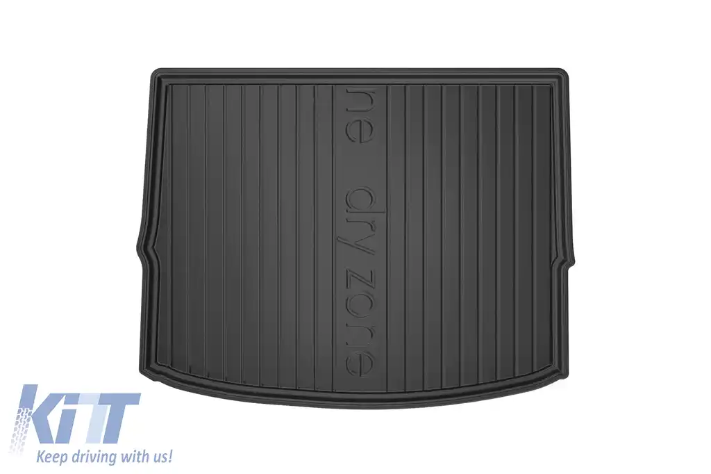 Covor de portbagaj Frogum Dry Zone potrivit pentru Volvo V40 hatchback 2012-2019, cu podeaua portbagajului în poziția superioară