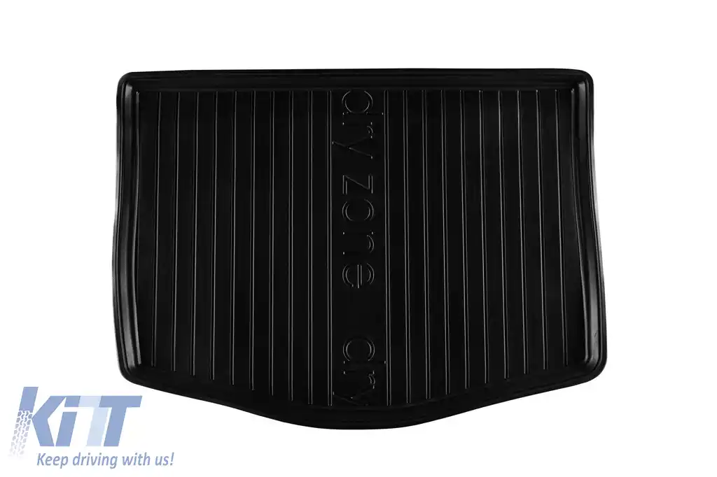 Covor de portbagaj Frogum Dry Zone potrivit pentru Ford C-Max MPV 2010-2019, versiunea cu 5 locuri, cu roată de rezervă temporară
