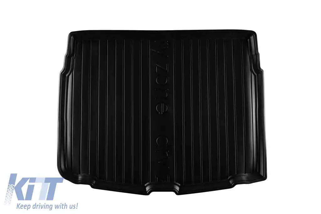 Covor de portbagaj Frogum Dry Zone potrivit pentru Toyota Auris hatchback 2012-2018 cu podeaua portbagajului în poziția inferioară