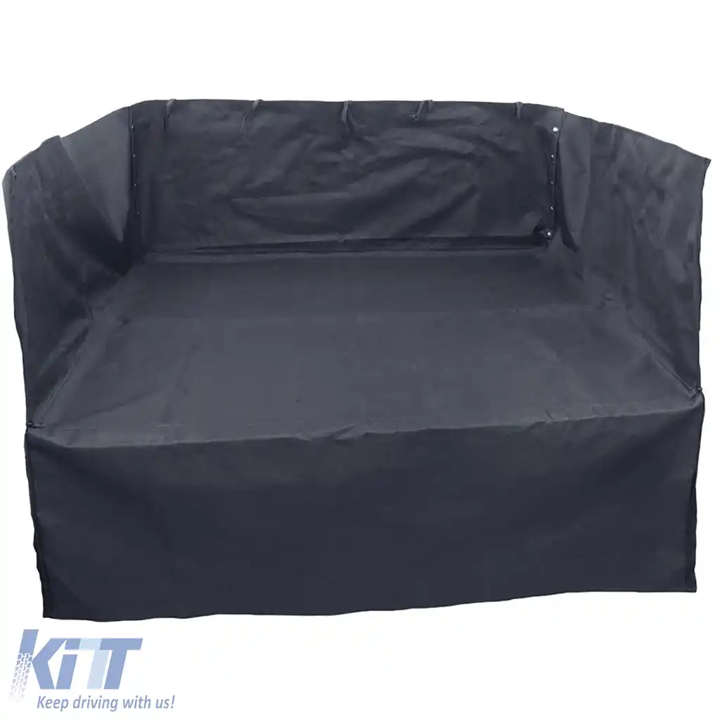 Covor de portbagaj pentru protecția zonei de încărcare, cu protecție pentru bara de protecție, XL 110x100x40cm-image-6190680