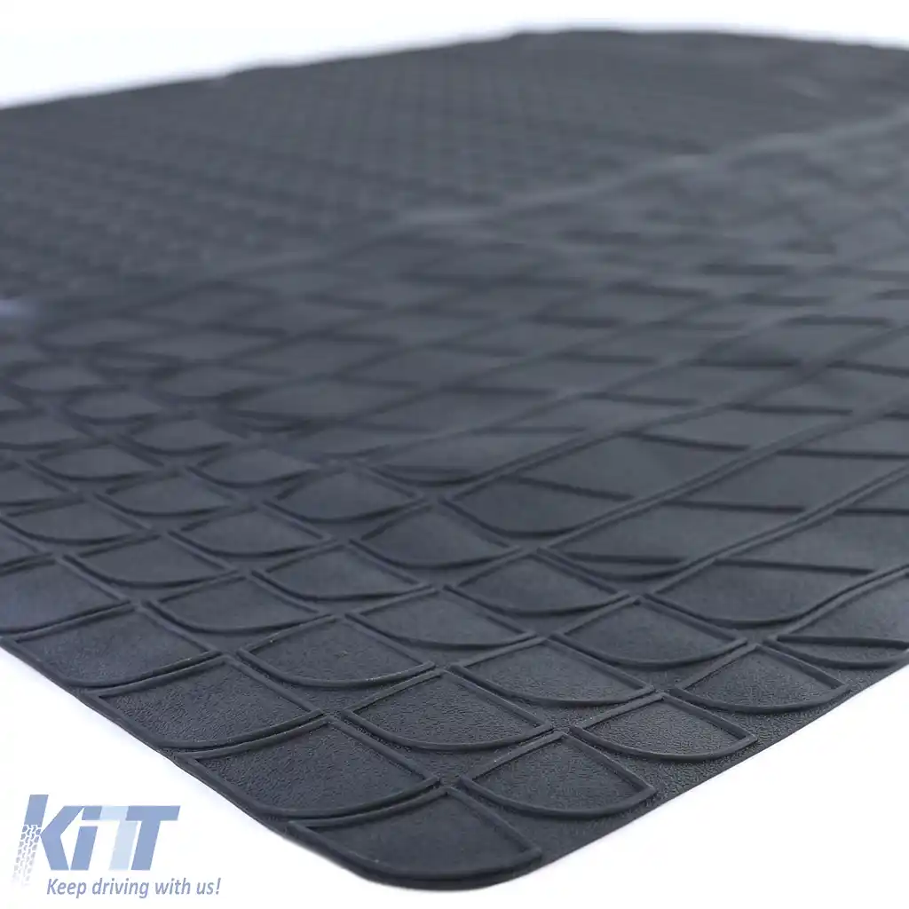 Covor de portbagaj protecție din cauciuc PVC universal, tăiat la dimensiune, negru 108x140cm-image-6198556