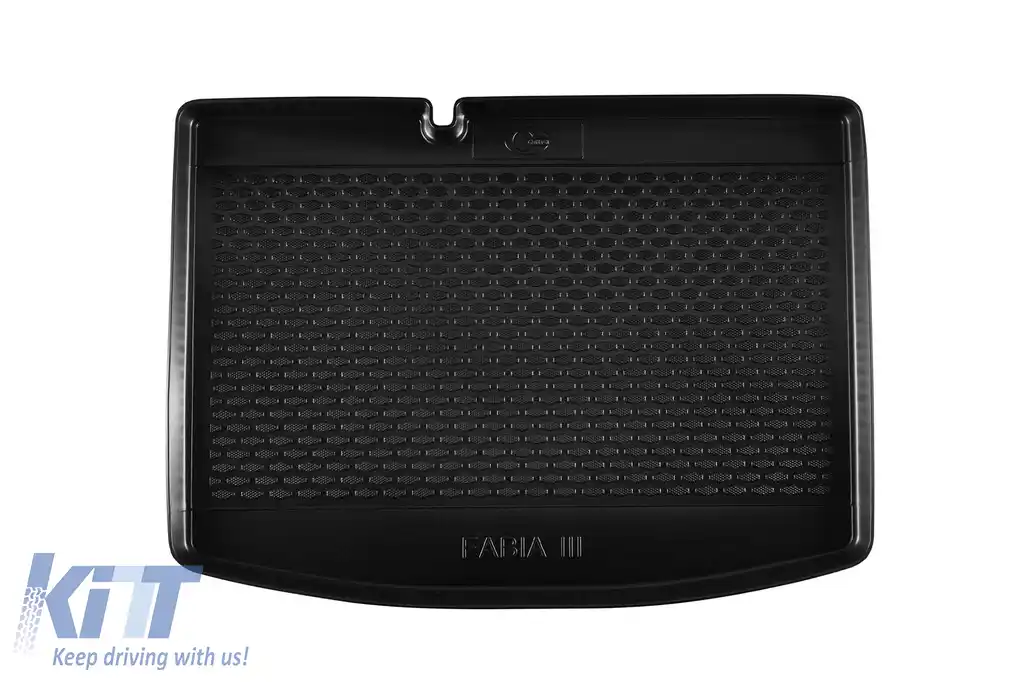 Covor de portbagaj TPE de la Gumarny Zubri potrivit pentru Skoda Fabia hatchback după 2014