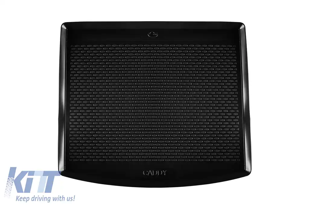 Covor de portbagaj TPE de la Gumarny Zubri potrivit pentru Volkswagen Caddy 2004-2014, Caddy 2015-2020