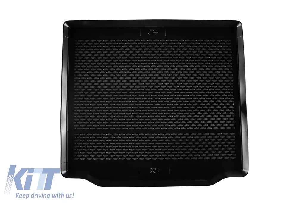 Covor de portbagaj TPE de la Gumarny Zubri, potrivit pentru BMW X5 E70 2007-2013, X5 F15 2013-2018, X5 G05 după 2019 cu podeaua portbagajului în poziția inferioară