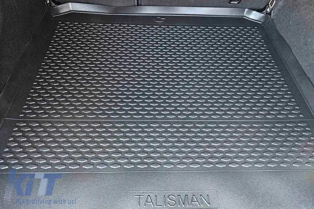 Covor de portbagaj TPE de la Gumarny Zubri, potrivit pentru Renault Talisman break după 2015, cu podeaua portbagajului în poziția superioară-image-6253378